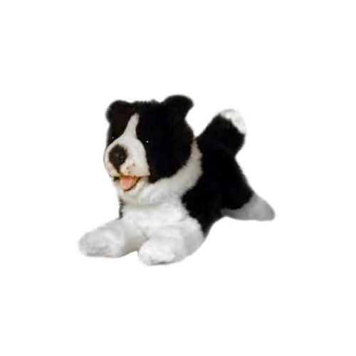 Black & White Border Collie Plush